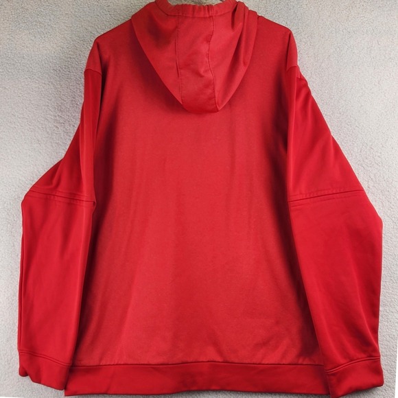 Philadelphia Phillies MLB Hoodie Mens XL Red Pullover Performance Sportswear - Picture 5 of 11